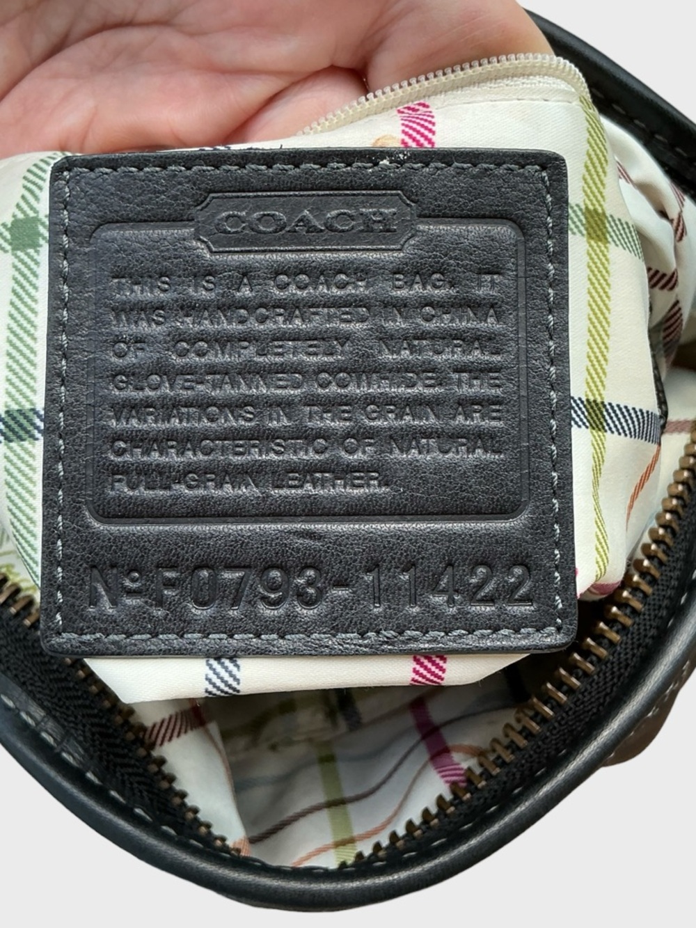 Vintage Coach Bleecker Bleeker Legacy 11422 Black Glove Leather Bucket Bag USA - Picture 13 of 13